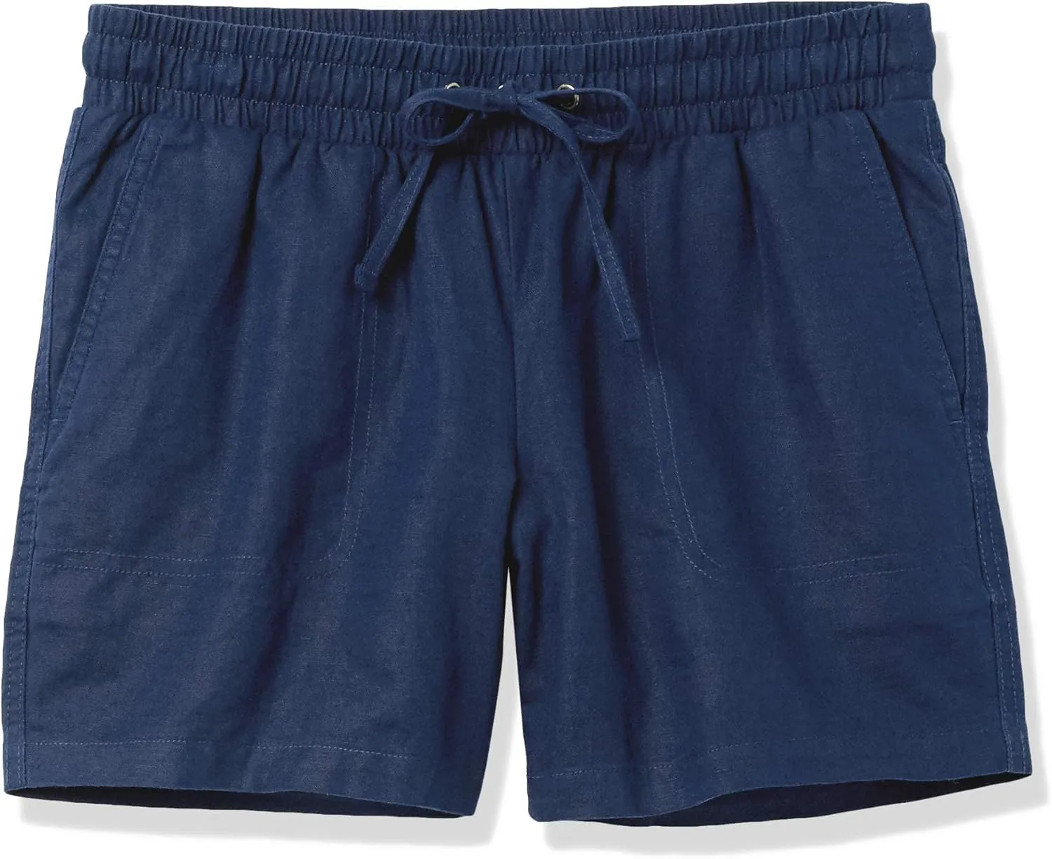 Amazon Essentials Women's 5" Inseam Drawstring Linen Blend Short (Available in Plus Size)