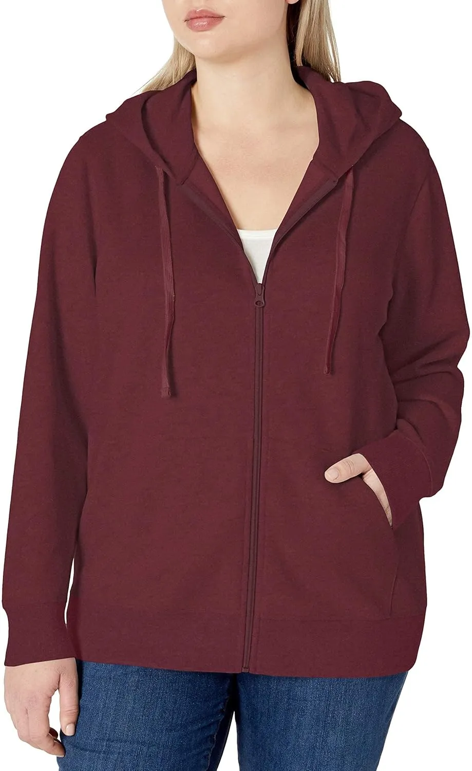 Amazon Essentials Women's Fleece Full-Zip Hoodie (Available in Plus Size)