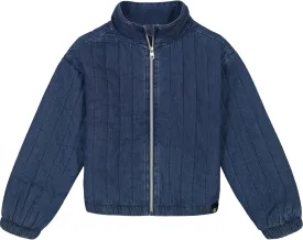 Calvin Klein Girls' Basic Jean Jacket, Stretch Denim with Button Closure, Casual Style