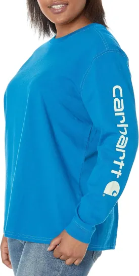 Carhartt Women's 103401 Women's WK231 Long Sleeve Logo T-Shirt