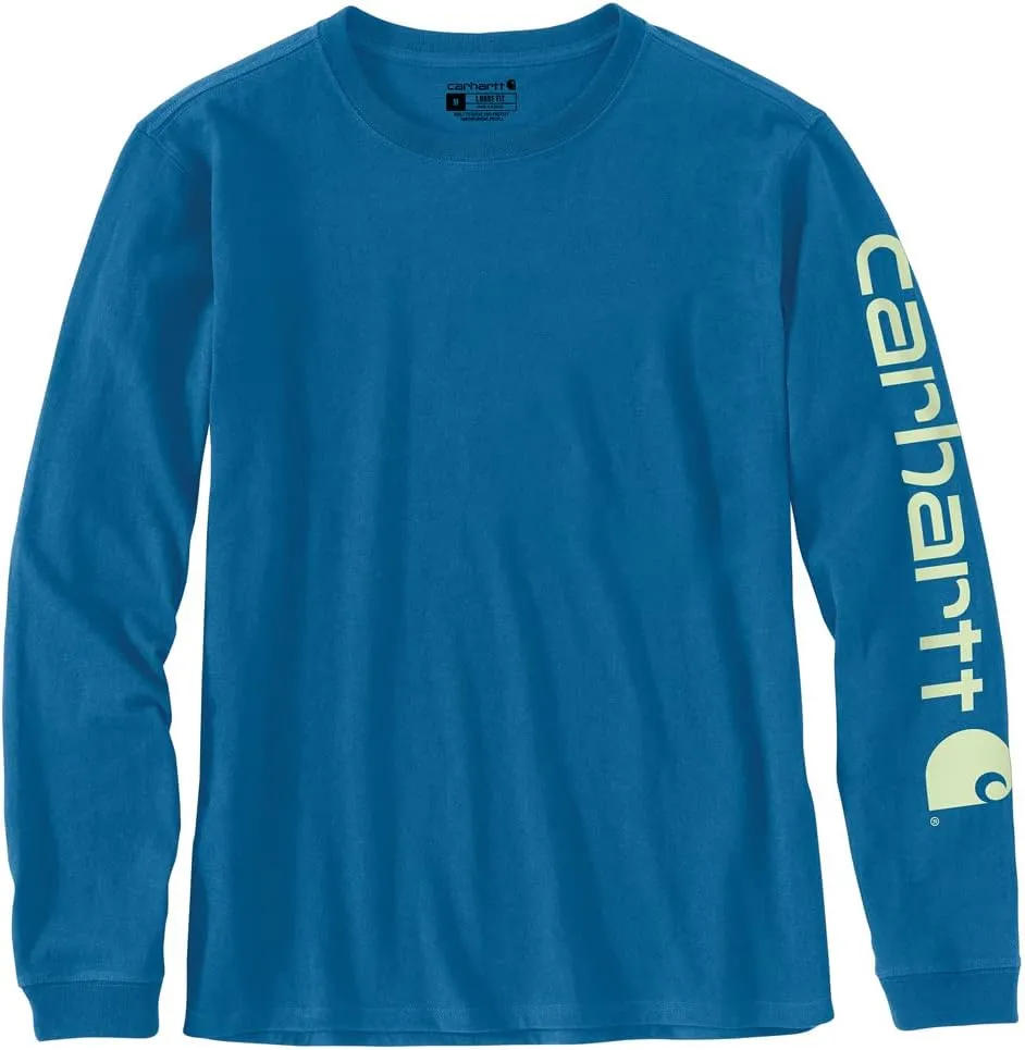 Carhartt Women's 103401 Women's WK231 Long Sleeve Logo T-Shirt