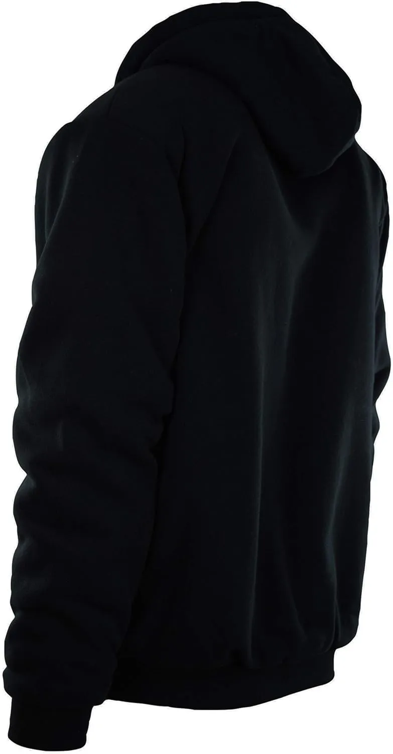 ChoiceApparel Mens Full Zipper Fleece Basic Hoodie with Lining