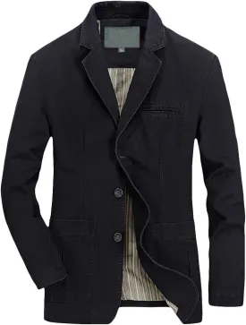 Cloudstyle Mens Casual 2 Buttons Slim Fit Jacket Lightweight Formal Business Blazer Sport Coat