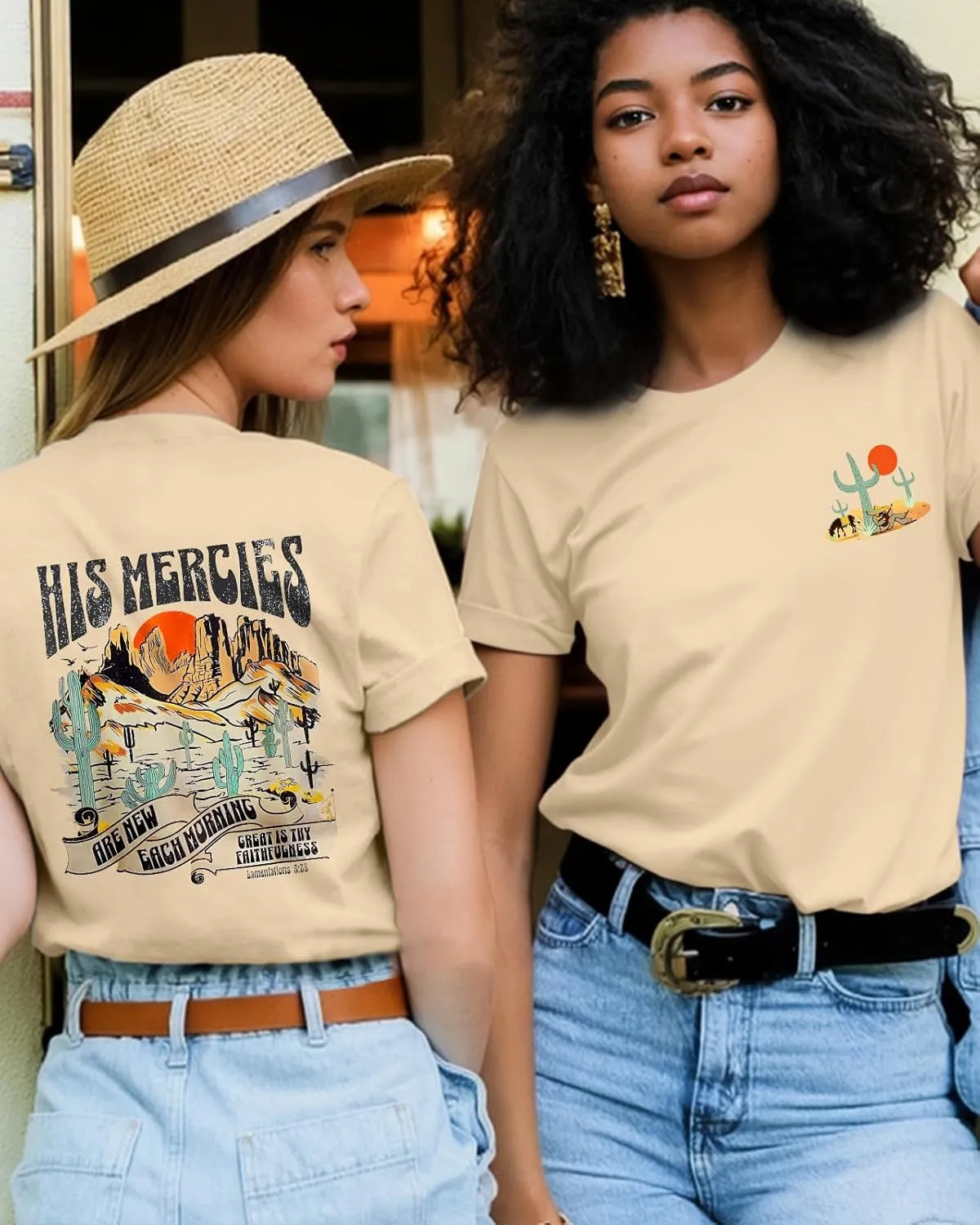 Flafens Graphic Tees T Shirts for Women - Cute Womens T-Shirts Cotton Tshirts Tops Teens Girls