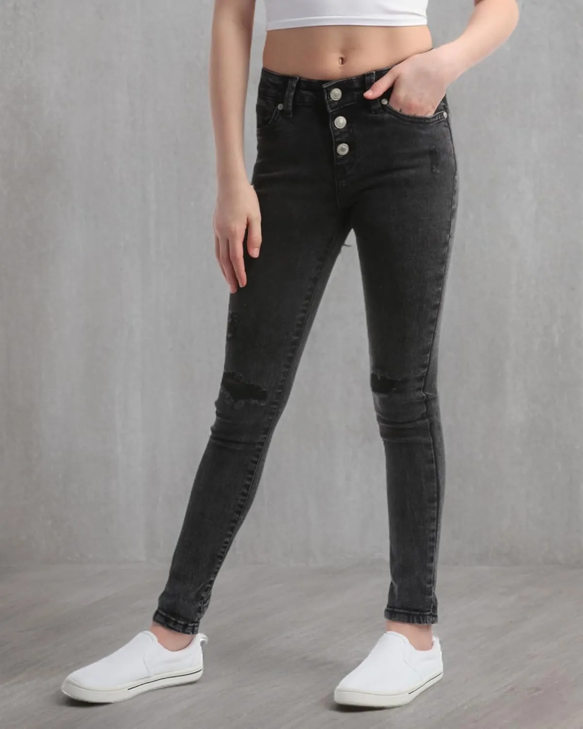 Jessica Simpson Girls Jeans - Comfort Stretch Skinny, Flare, Straight Cut Denim Jeans - Casual Pocket Jeans for Girls (4-16)