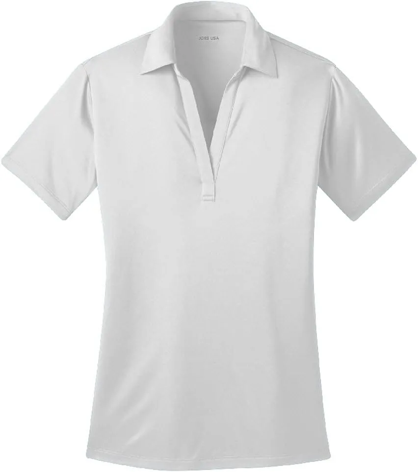 Joe's USA Ladies Silk Touch Golf Polos in 15 Colors - Sizes XS-4XL