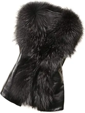 LCMTWX Fur Coats For Women Faux Women Blends Outwear Vest Coat Jacket Winter Women's Coat Fur Jackets For Women Pink Fur
