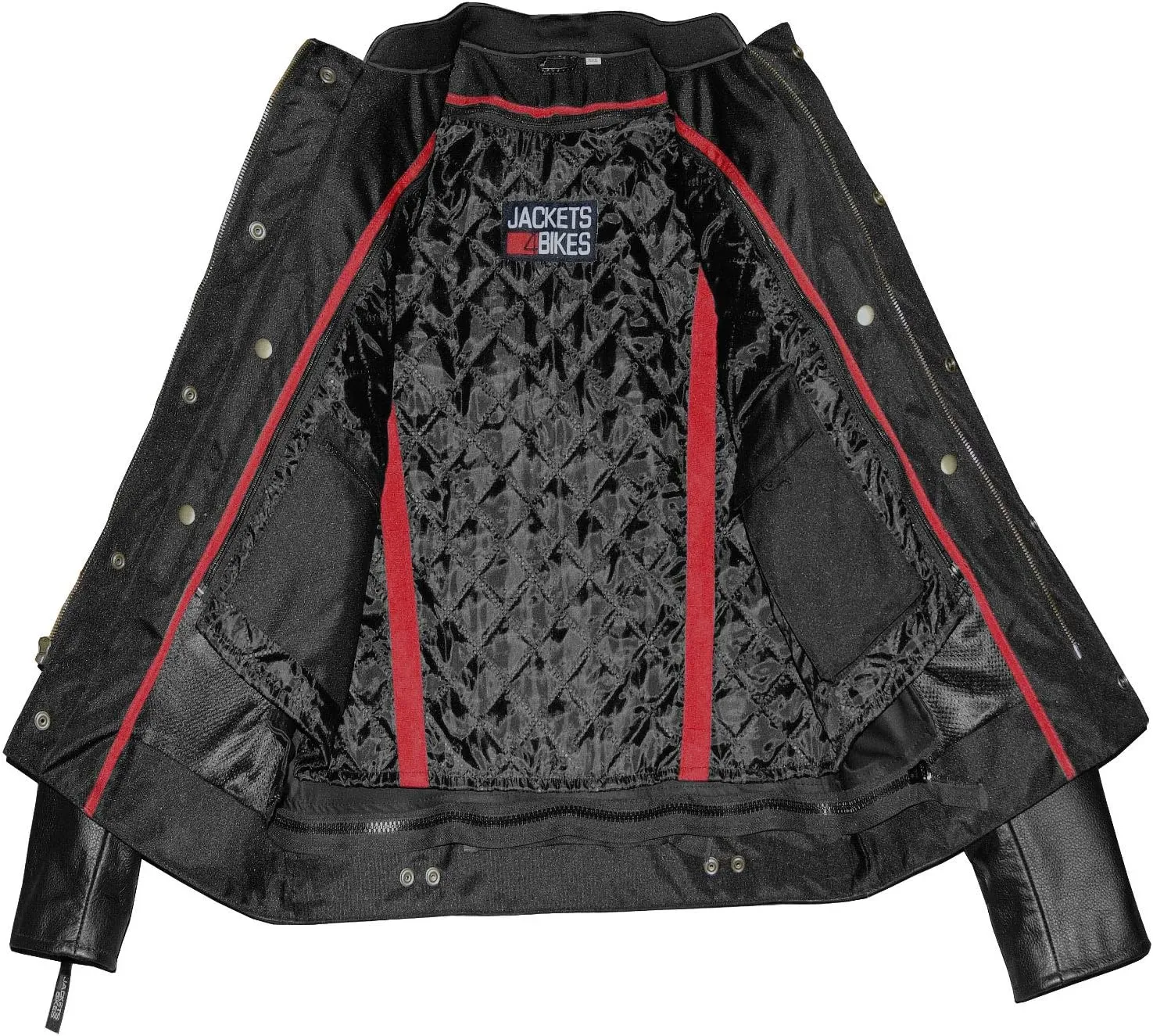 Men's Commuter Premium Natural Buffalo Leather Motorcycle Jacket CE Armor Conceal Carry Gun Pockets Cruiser Biker Black S