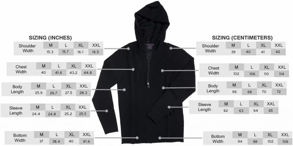 Men's Hoodie - Pure Cashmere Full-Zip Sweatshirt No Pockets Long Sleeves Hand-Knitted