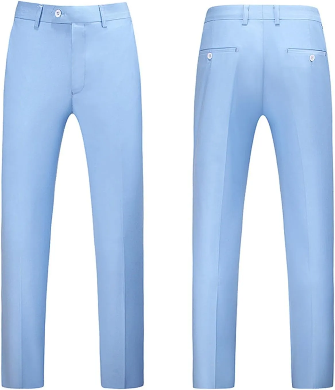 Mens Slim Fit Golf Pants Stretch Flat Front Straight Leg Chinos Dress Pant Big and Tall Casual Wrinkle Free Suit Pant