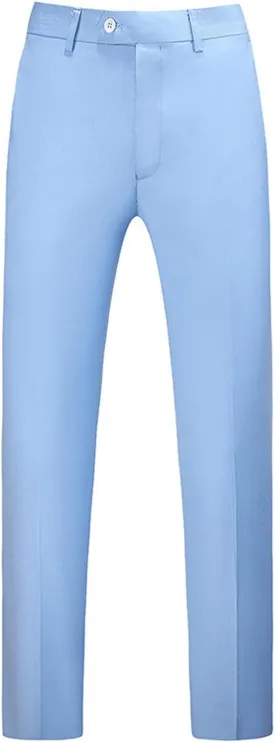 Mens Slim Fit Golf Pants Stretch Flat Front Straight Leg Chinos Dress Pant Big and Tall Casual Wrinkle Free Suit Pant