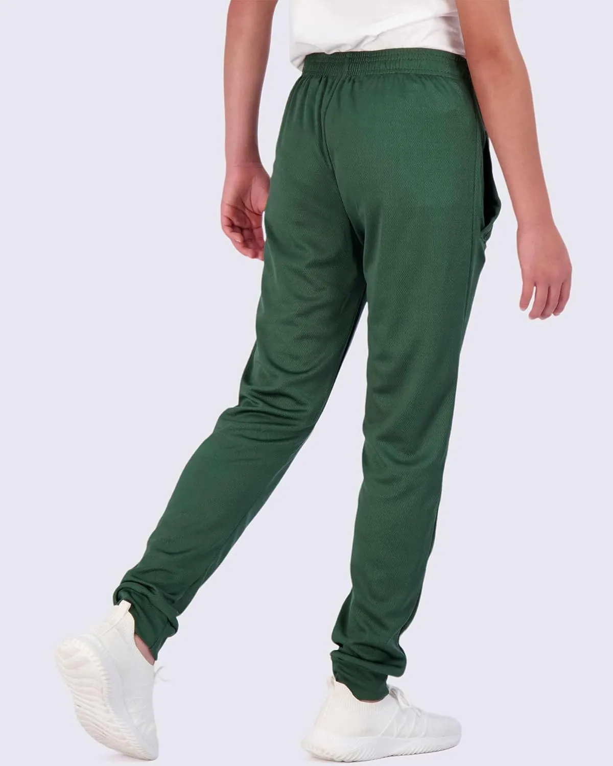 Real Essentials 3 Pack: Boy's Mesh Active Athletic Casual Jogger Sweatpants with Pockets