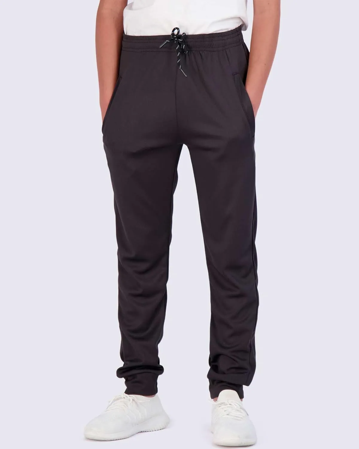 Real Essentials 3 Pack: Boy's Mesh Active Athletic Casual Jogger Sweatpants with Pockets