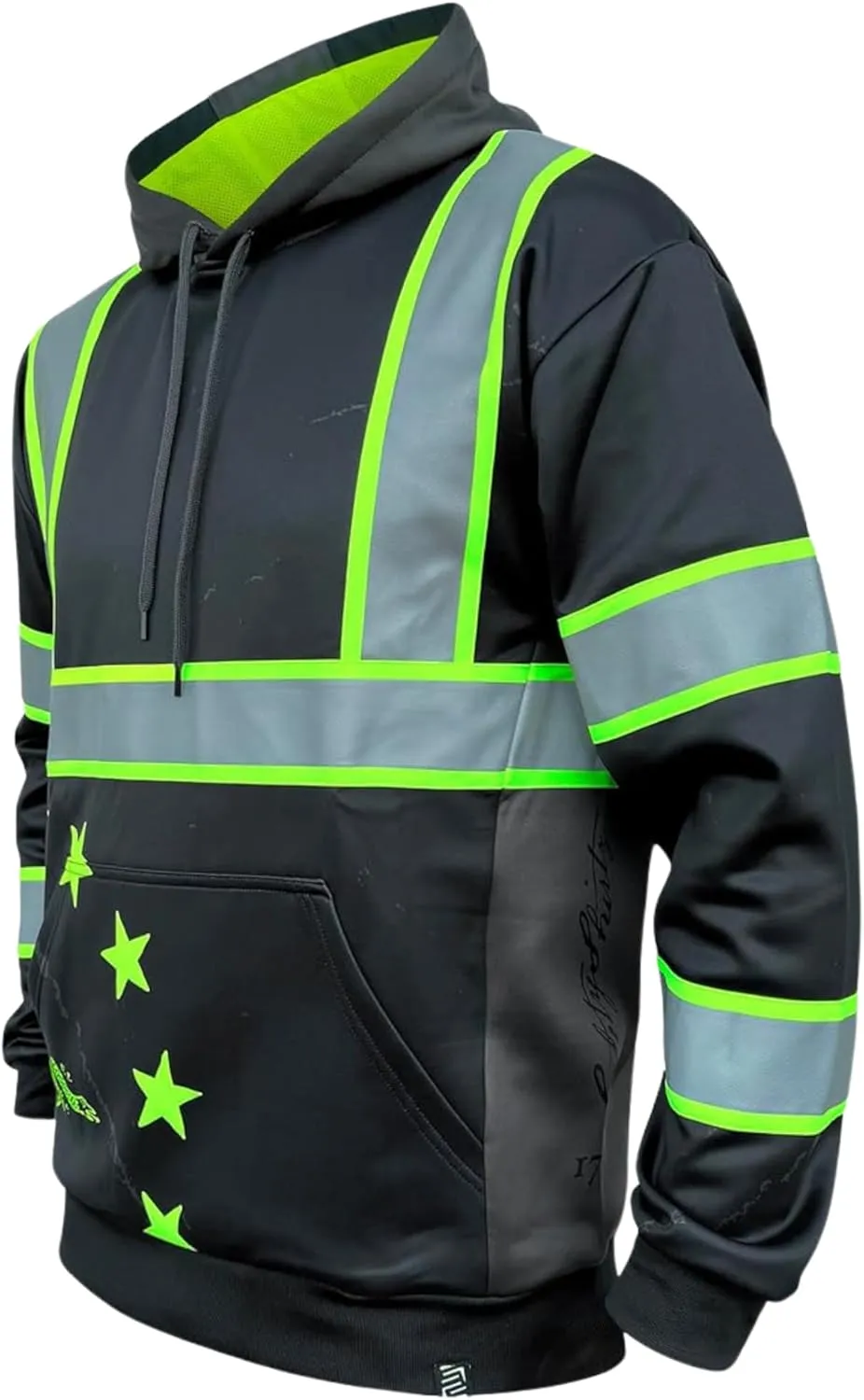 SafetyShirtz Men's SS360 ANSI Type-O Stealth Graphic Hoods and Zip Ups