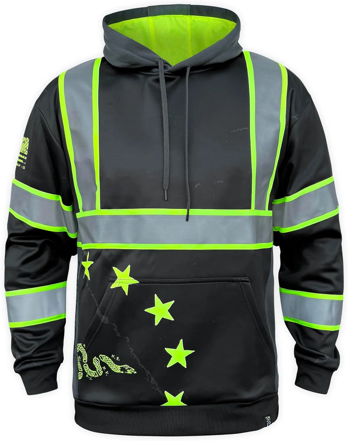 SafetyShirtz Men's SS360 ANSI Type-O Stealth Graphic Hoods and Zip Ups