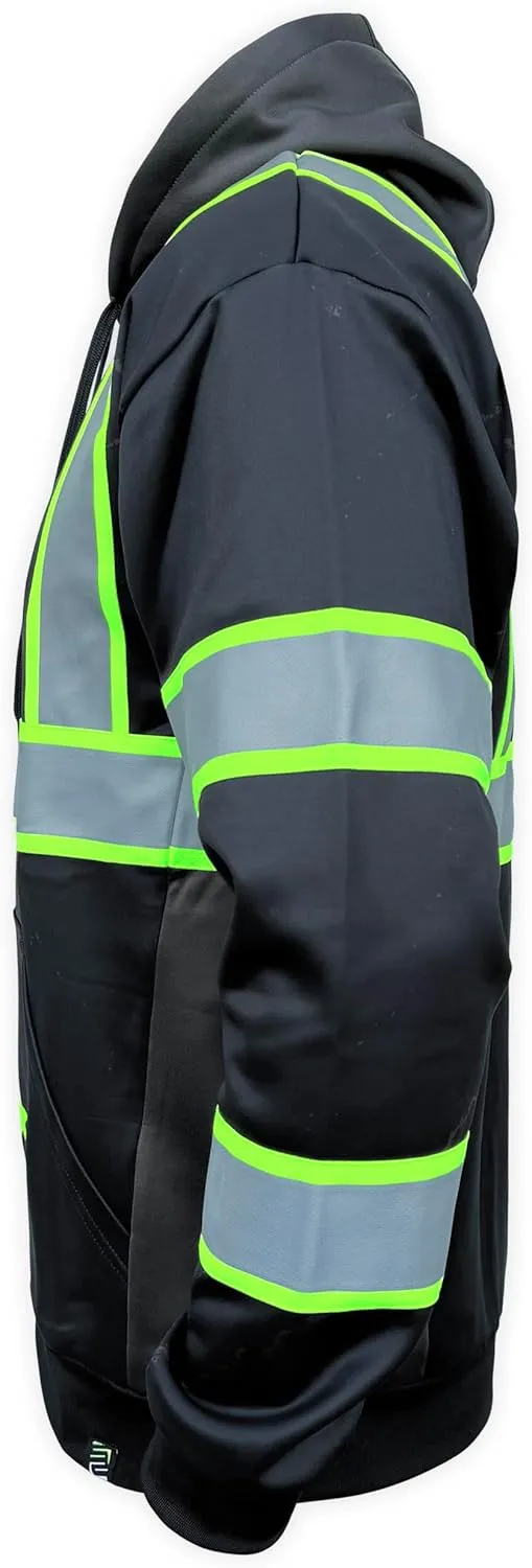 SafetyShirtz Men's SS360 ANSI Type-O Stealth Graphic Hoods and Zip Ups
