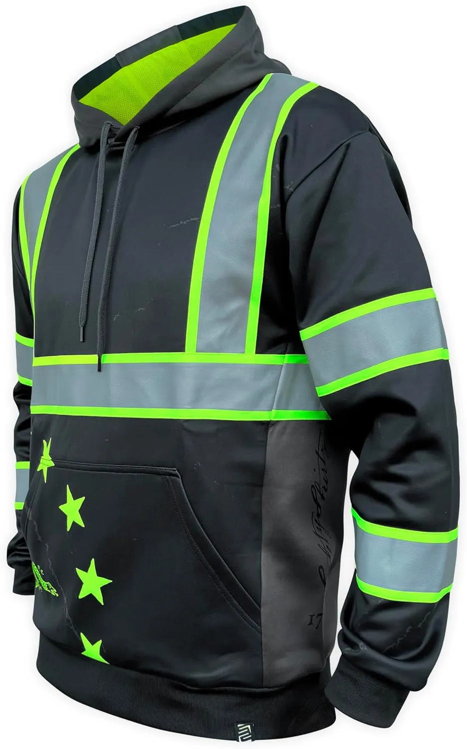 SafetyShirtz Men's SS360 ANSI Type-O Stealth Graphic Hoods and Zip Ups