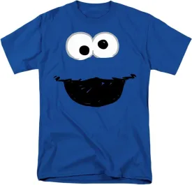 Sesame Street Big Face Crayon Sketch Costume Unisex Adult T Shirt Collection