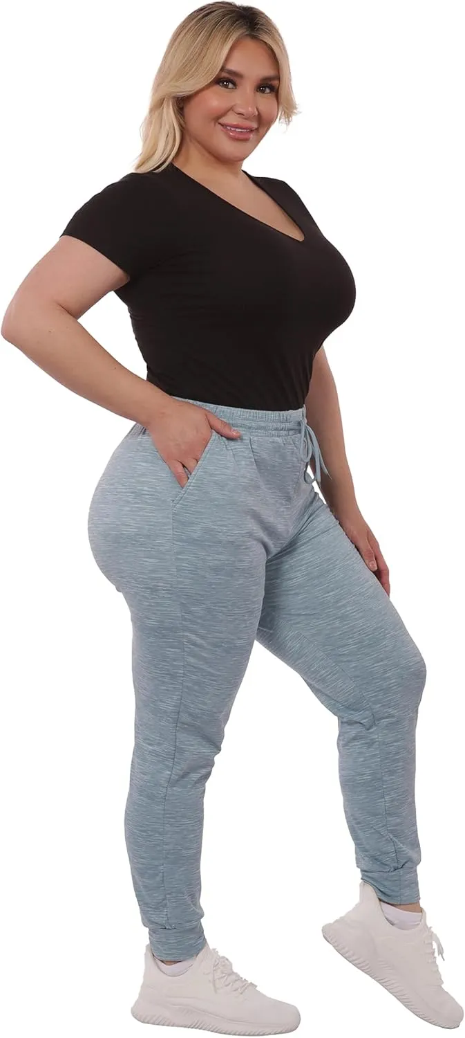 ShoSho Womens Plus Size Jogger Pants Sweatpants with Pockets