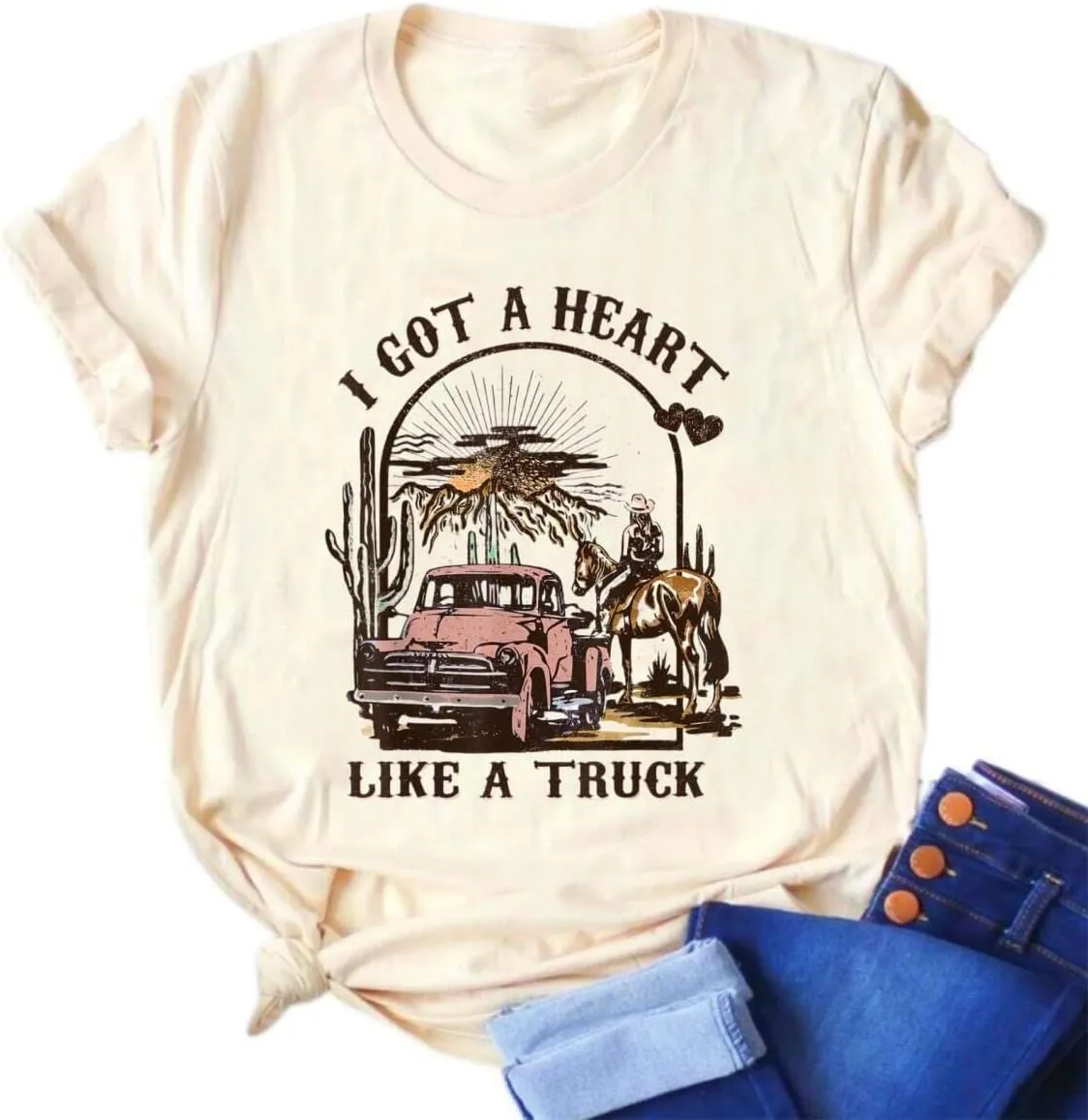 Women Vintage Rock Band Shirts Country Music Shirts Graphic Tees Concert Outfit Short Sleeve Tops