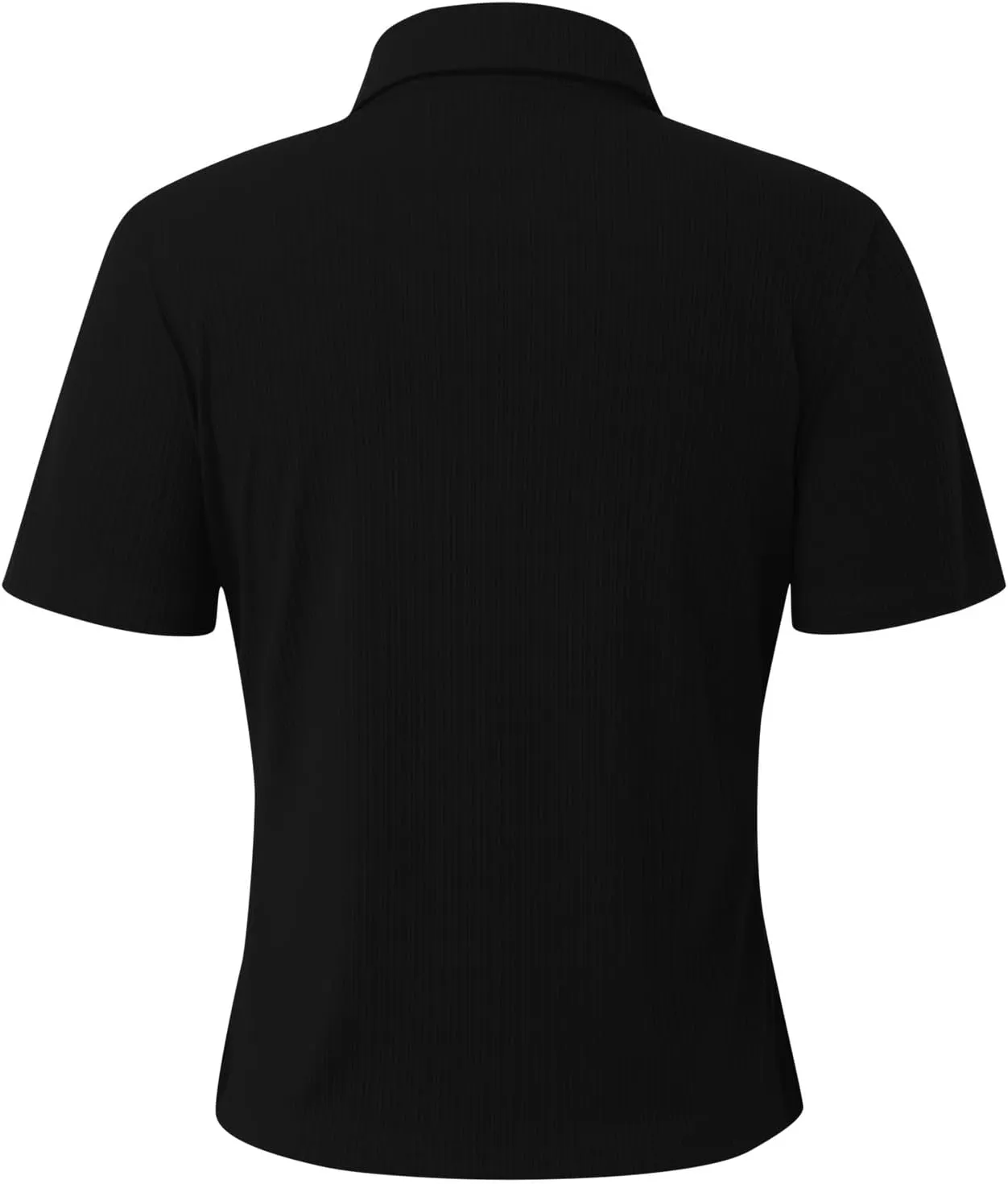 Womens Polo Shirts Short Sleeve V Neck Button Summer Collared Shirts Basic Tee Blouses Business Casual Tops